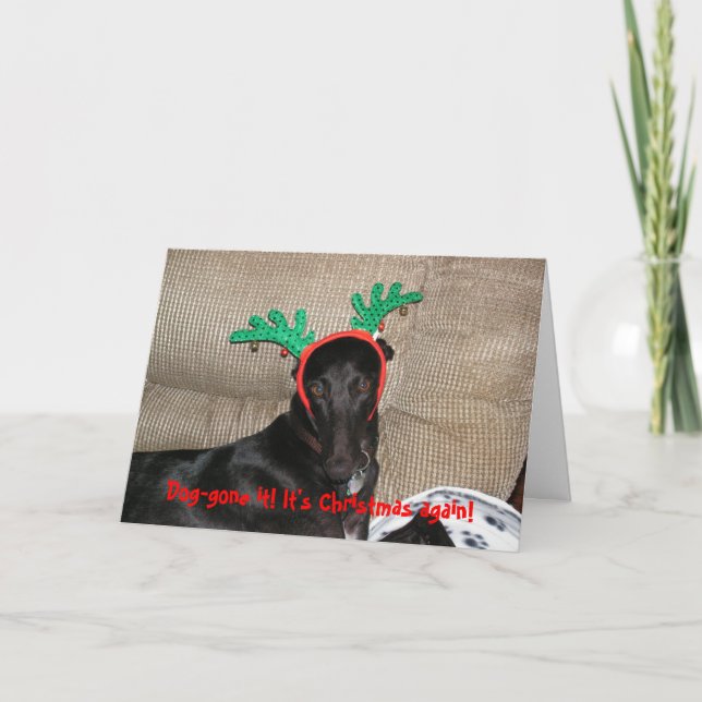 Cartão De Festividades Fancy Christmas Card (Frente)