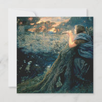 “Fantasia do Crepúsculo” por Edward Robert Hughes