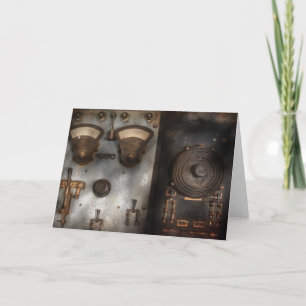 Cartão De Festividades Fantasia - Um tributo a Steampunk