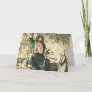 Cartão De Festividades Fantasma do Natal Presente