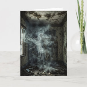 Cartão De Festividades Fantasma na Sala