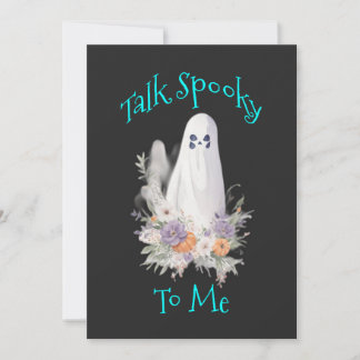 Cartão De Festividades Fantasma Sussurrante
