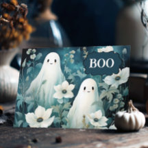 Fantasmas Florais Mal-humorados Halloween