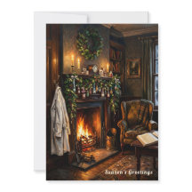 Farmacêutico Antigo Médico Lareira Aconchegante Na