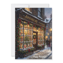 Farmácia de Apothecary Vitoriana Natalina Antiga