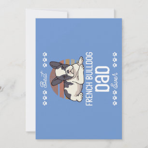 Cartão De Festividades Fars Day Dog Lover Pet Owner French Pai