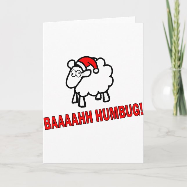 Cartão De Festividades Farsa de Bah! (Frente)