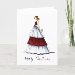 Cartão De Festividades Fashion Christmas Card Midnight Surpresa