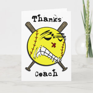 Cartão De Festividades Fastpitch Softball Greeting or Note Card