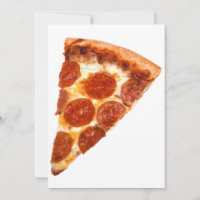 Fatia de pizza de pepperoni clássica da SlipperyJo