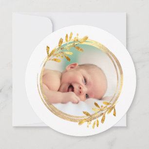 Cartão De Festividades faux foil verde quadro Feliz Natal