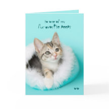 Favorite peeps Kitten Easter Card