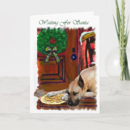 Cartão De Festividades Fawn Great Dane Christmas