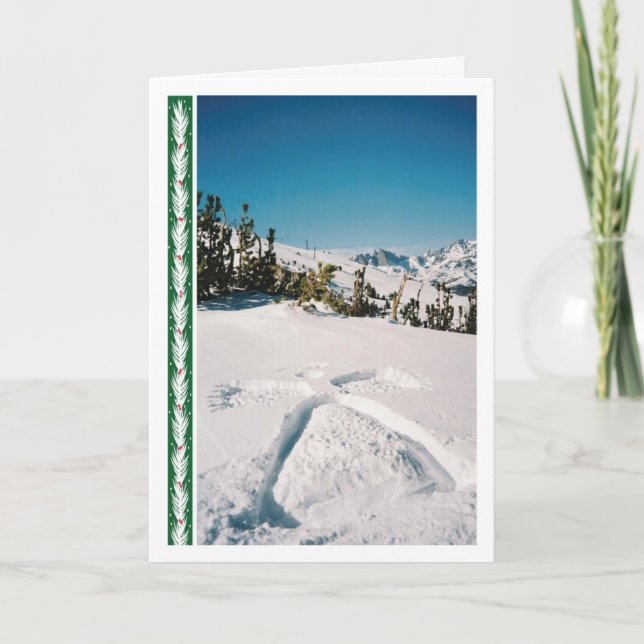 Cartão De Festividades Feather Angel (Frente)