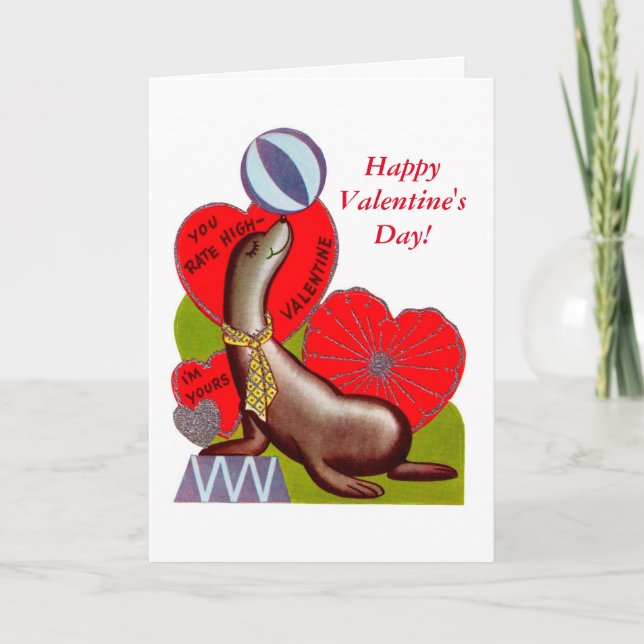 Cartão De Festividades Fecho com Namorados de vesícula (Frente)