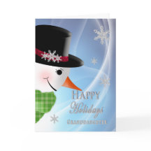 Fecho de Snowman - Natal - neta