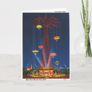 Cartão De Festividades Feira do Mundo de Nova Iorque de 1939