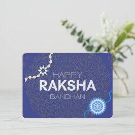 Cartão De Festividades Felicidade do Raksha Bandhan – Laço entre Irmãos e