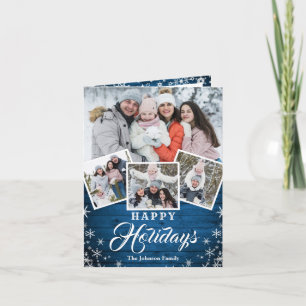 Cartão De Festividades Felicidade natalícia em madeira russa 6 FOTO Sauda