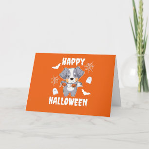 Cartão De Festividades Felicidades ao Australian Shepherd no Dia das Brux