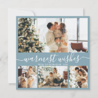 Felicidades Mais Quentes no Natal da Colagem de Fo