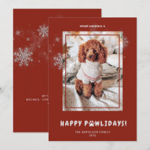 Felicidades Natal Alegre PAWlidays Foto de Animalz