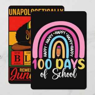 Cartão De Festividades feliz-100-dias-escolar-design-grafico_
