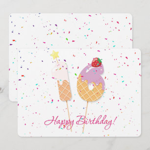 Cartão De Festividades Feliz 16º aniversário