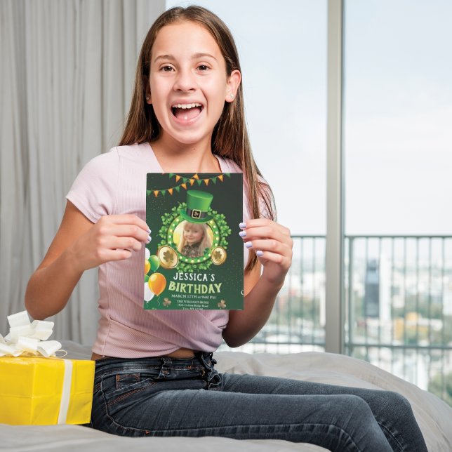 Cartão De Festividades Feliz 6º Aniversário, Dia de São Patrício  (Criador carregado)