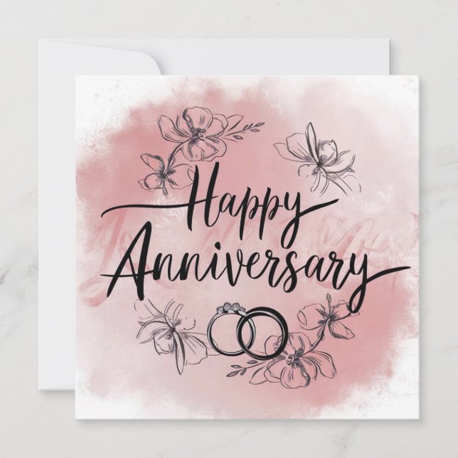 Cartão De Festividades Feliz aniversário (Frente)