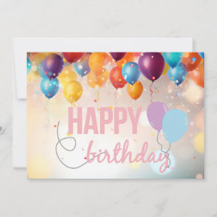 Cartão De Festividades Feliz aniversário