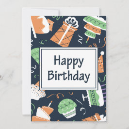 Cartão De Festividades Feliz aniversário