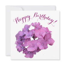 Feliz aniversário bonito flores cor-de-rosa na mod