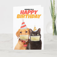 Feliz Aniversário do DIstancing Social Cat and Dog