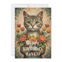 Feliz aniversário, gatinho