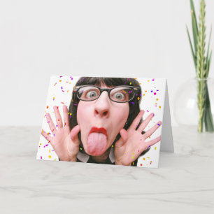 Cartão De Festividades Feliz Aniversário Irritante Mulher Idiota Eu sou 