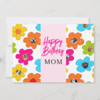 Feliz Aniversário, Mãe, Colagem de Fotos de Cão Fl