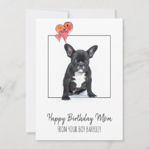 Cartão De Festividades Feliz Aniversário Mãe Do Cachorro