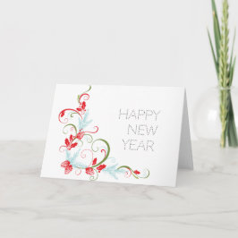 Cartão De Festividades Feliz ano novo