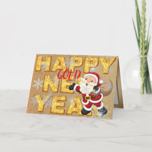 Cartão De Festividades Feliz Ano Novo
