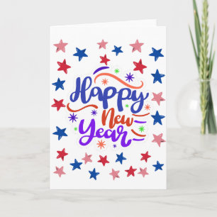 Cartão De Festividades Feliz ano novo