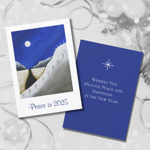 Cartão De Festividades feliz ano novo 2021 Desert Southwest Peace