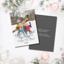 Feliz ano novo 2024 Moderno da família