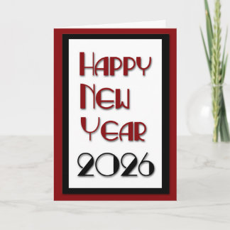 Cartão De Festividades feliz ano novo 2026