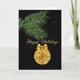 Cartão De Festividades Feliz Ano Novo, Árvore de Natal  decorações de our