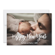 Feliz ano novo com foto