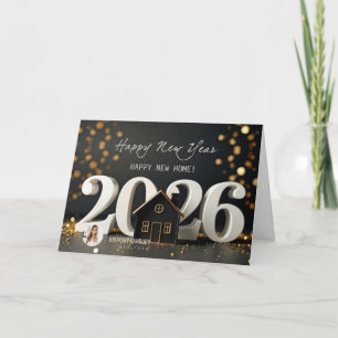 Cartão De Festividades Feliz Ano Novo Feliz Nova Casa Imóveis Corretor de