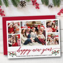 Feliz ano novo Vermelho de Fotografia 5 Moderna Ca