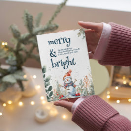 Cartão De Festividades Feliz Bonita E Brilho