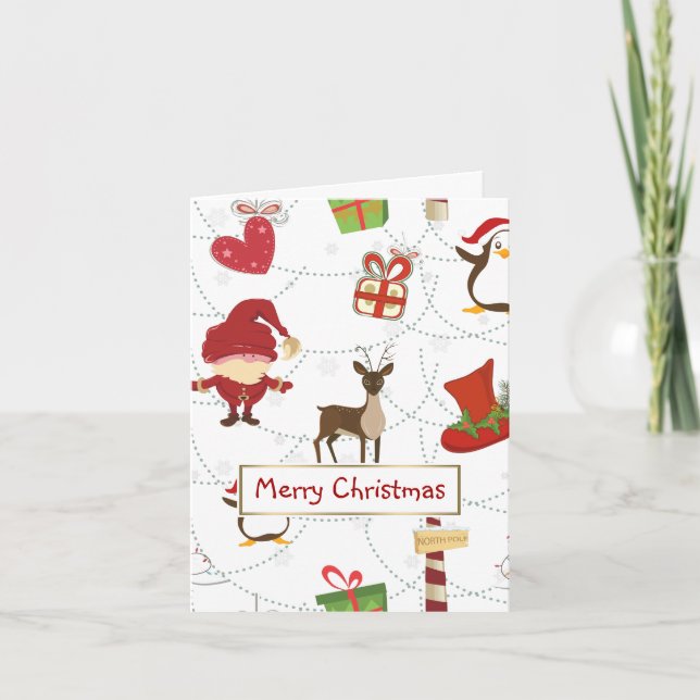 Cartão De Festividades Feliz Bruxa Voadora De Halloween Em Uma Vassoura (Frente)